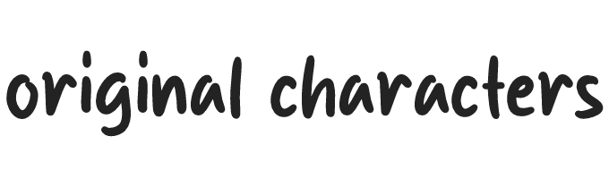 subtitle: original characters